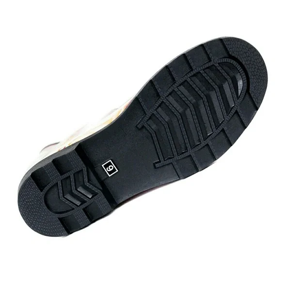 Women Knee High Rainboots, Rb-1409, Rose Garden, Size 11 - Picture 4 of 4